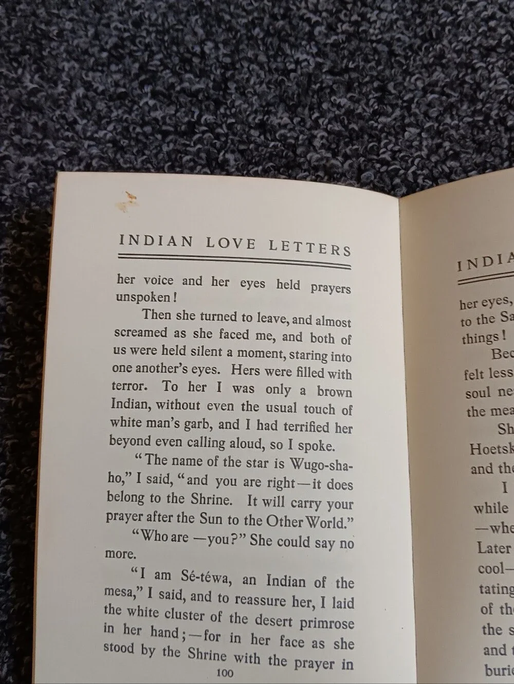 1972 Indian Love Letters Paperback Book, Hopi Native American Romance Novel VTG
